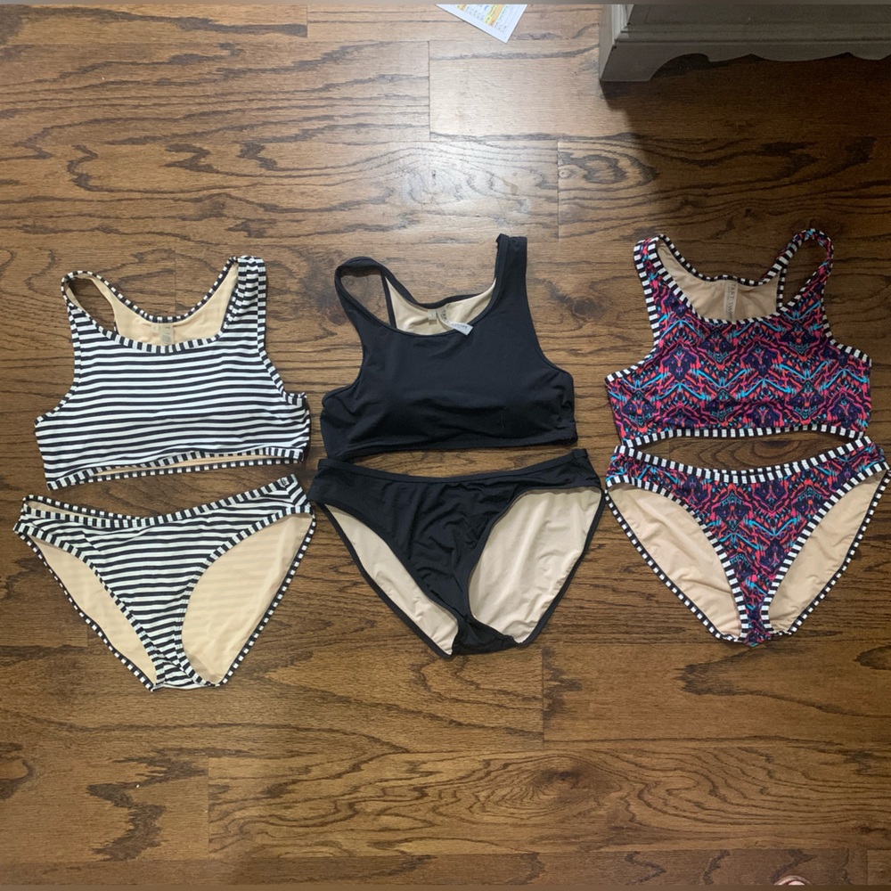 Tart 3 matching suits (all small) mix and match perfectly